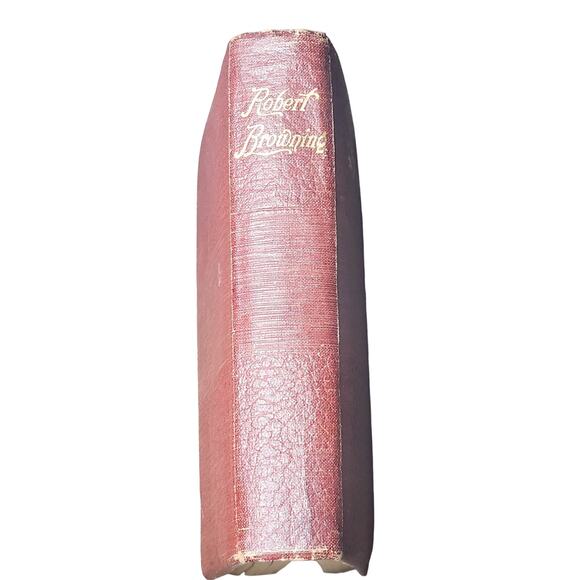 Robert Brownings Selected Poems New York Thomas Y Crowell Co Victorian Leather - Picture 3 of 12